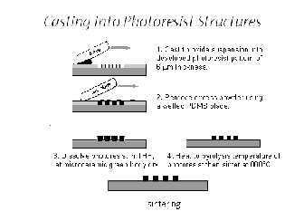 Casting Photoresist Structures