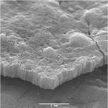 SEM image of a thin ceramic film deposited by spray pyrolysis